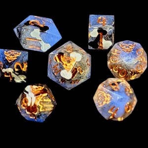 Custom Pet Hair Resin Dice