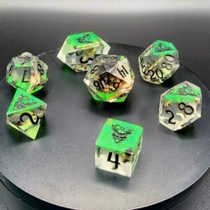 Witch’s Brew Dice – Bone & Resin Alchemy