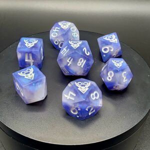 Skyborn Resin Dice