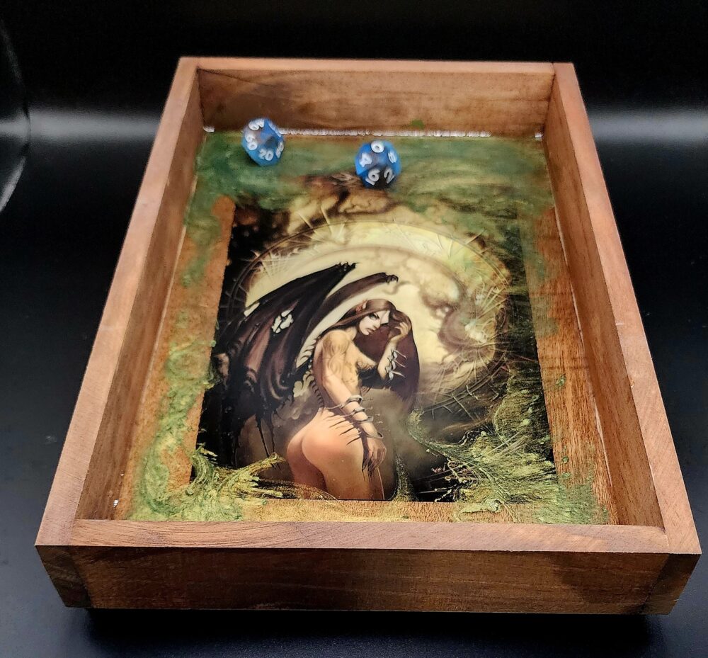 Temptress of the Shadows Dice Tray - Image 2