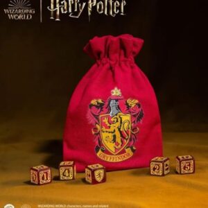 Harry Potter – Gryffindor Dice Set & Pouch (by Q WORKSHOP)