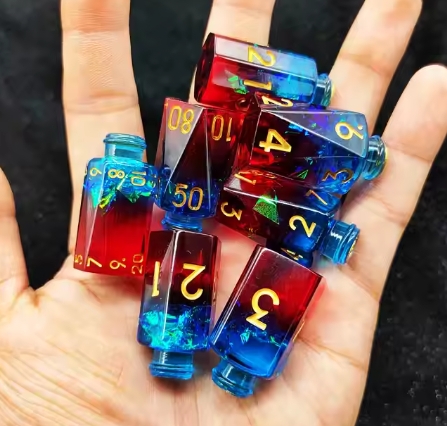 Potion Bottle Resin Dice Set