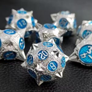 Spiked Warforged Dice Set – Heavy Metal Polyhedrals