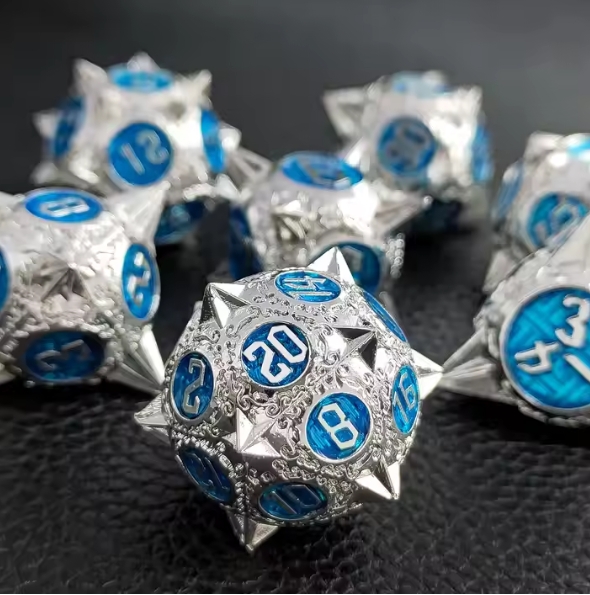 Spiked Warforged Dice Set – Heavy Metal Polyhedrals