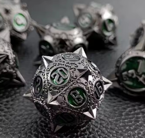Spiked Warforged Dice Set – Heavy Metal Polyhedrals - Image 6