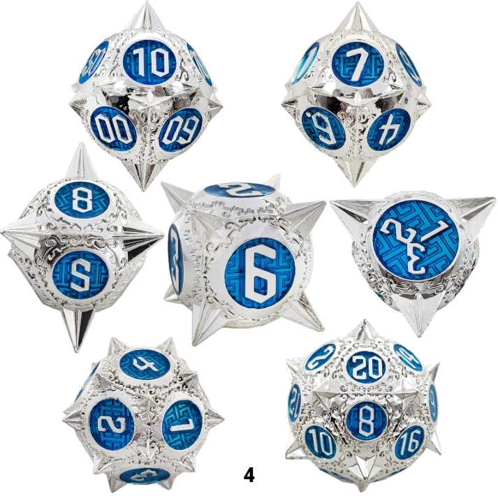 Spiked Warforged Dice Set – Heavy Metal Polyhedrals - Image 5